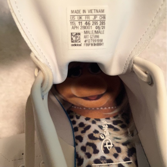 adidas Disney x Stan Smith Miss Piggy & Kermit Size 11.5 - Picture 13 of 14